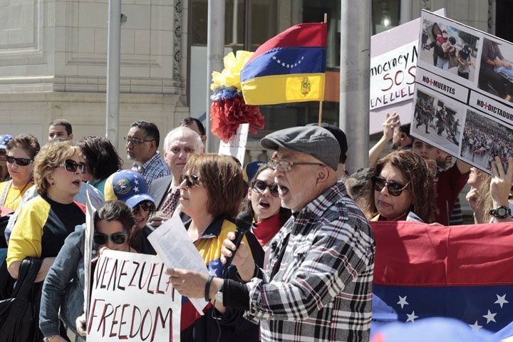 Venezuela protesta mundial - EEUU
