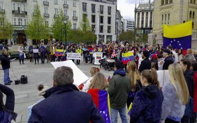 Venezolanos en Noruega se unieron a la protesta mundial 