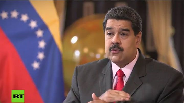 Maduro, en Russia Today: Han tratado de llevarnos a situaciones como en Irak, Siria, Libia… Maduro: Han tratado de llevarnos a situaciones como en Irak, Siria, Libia...