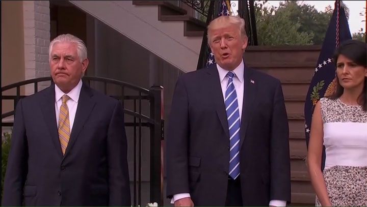 Trump no descarta la ‘opción militar’; Padrino López dice que lo esperará en primera fila Trump no descarta ‘la opción militar’ en Venezuela