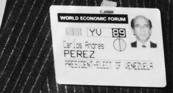 CAP en ruta a Davos 1989