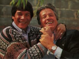 Alain Delon amó al boxeo a través de Carlos Monzón