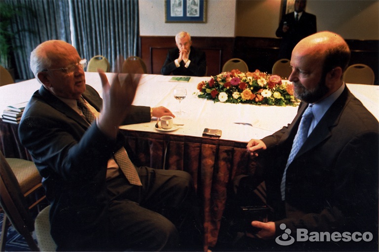 Giusti entrevista a Mijaíl Gorbachov